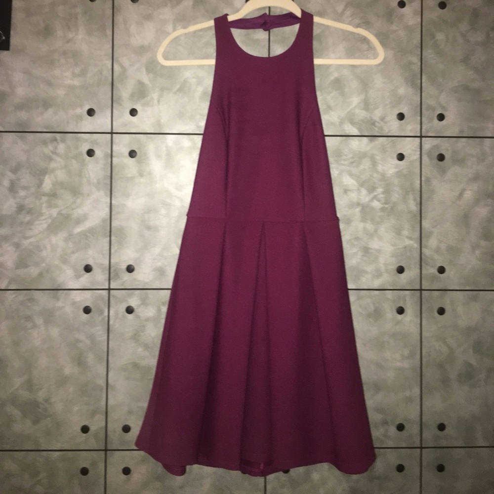 Purple A line dress